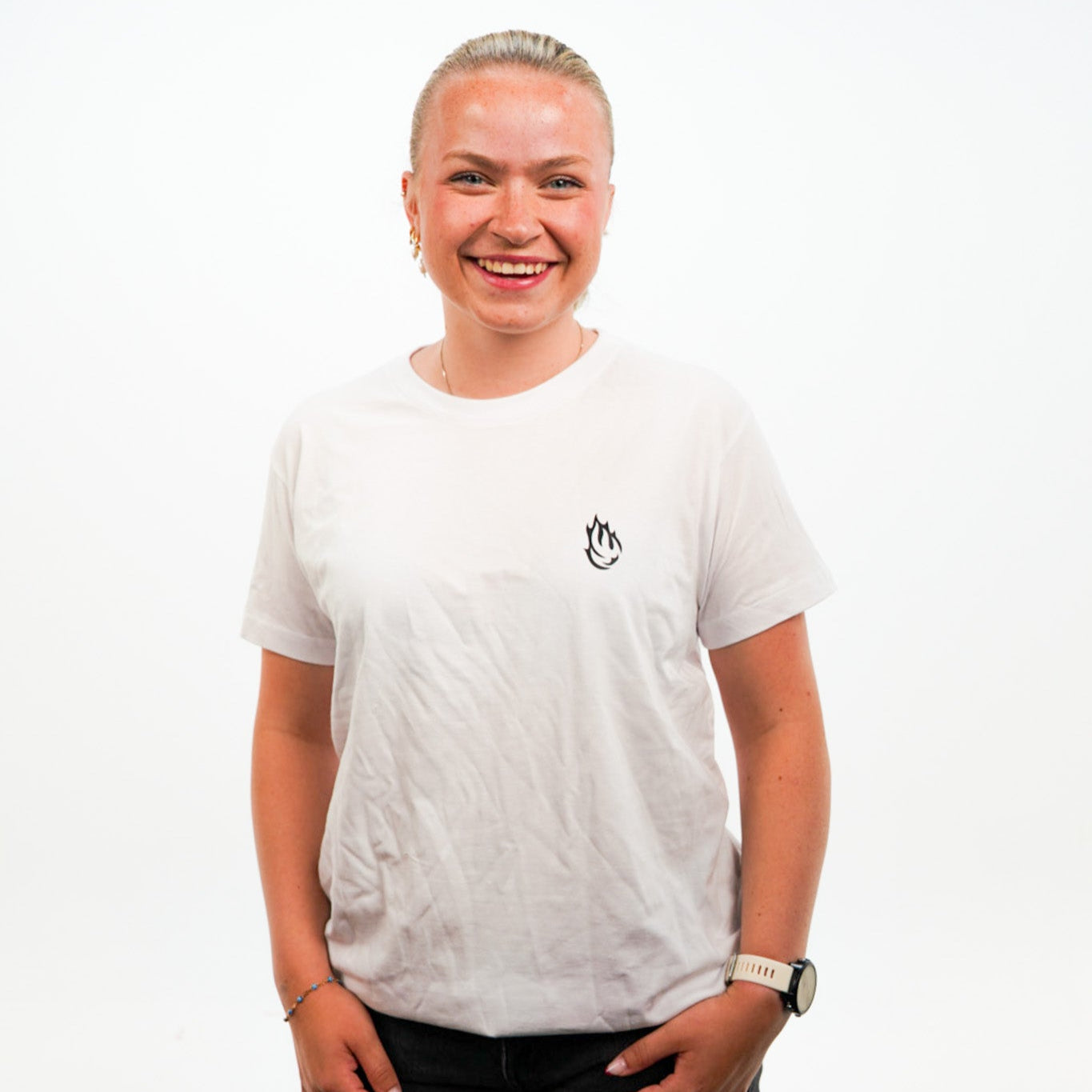 T-skjorte Vintage Hvit