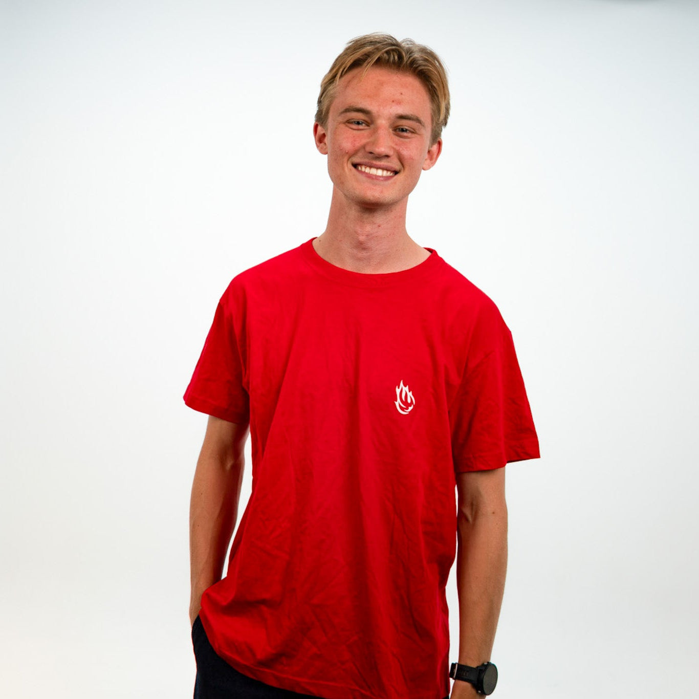 T-skjorte Vintage Rød