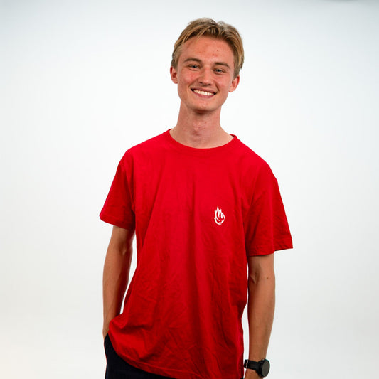 T-skjorte Vintage Rød